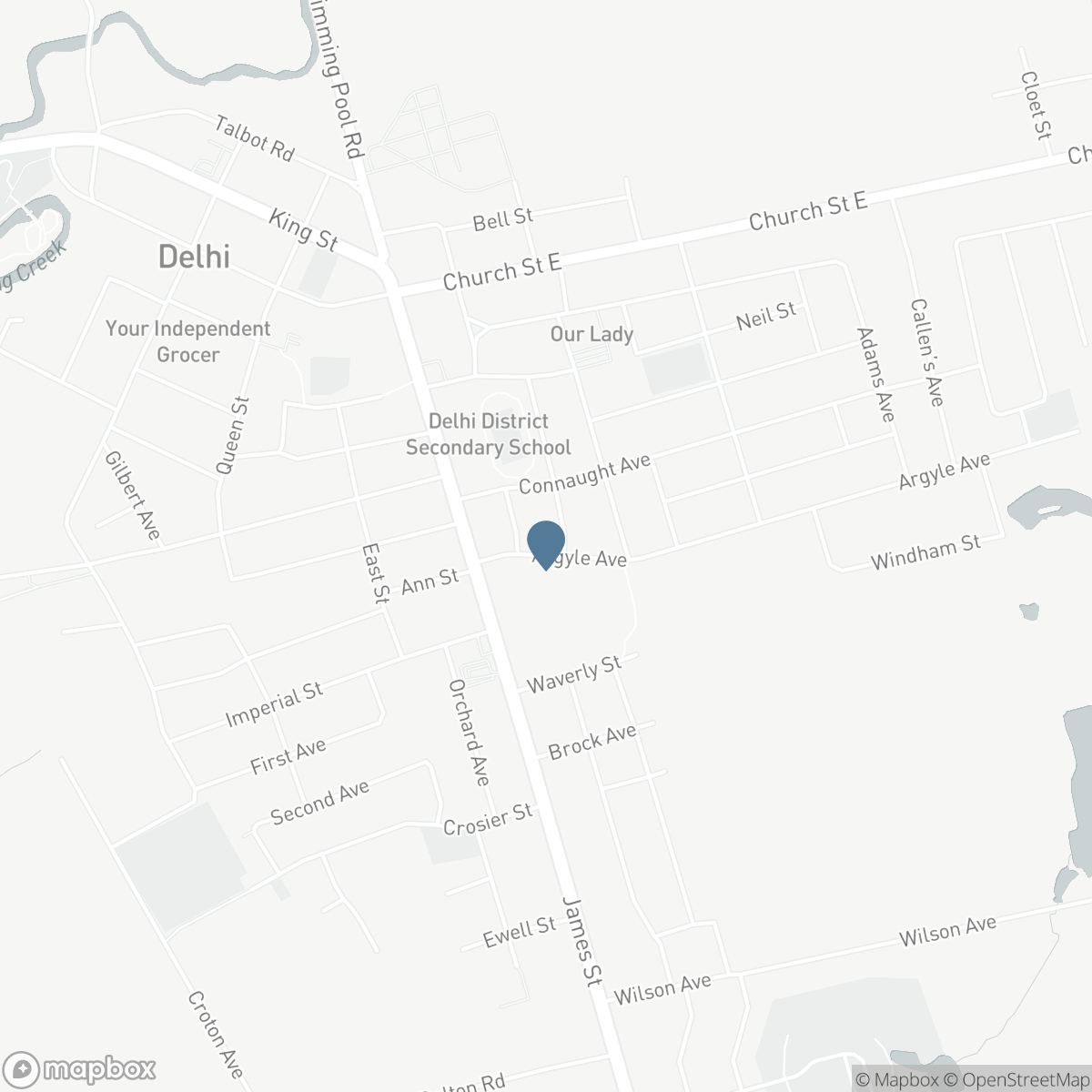45 ARGYLE AVENUE, Delhi, Ontario N4B 1J4